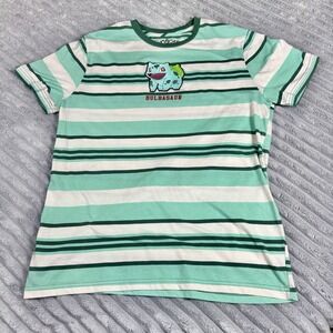 Pokémon Bulbasaur‎ 3-D stitched 2022 men's XL T-shirt
